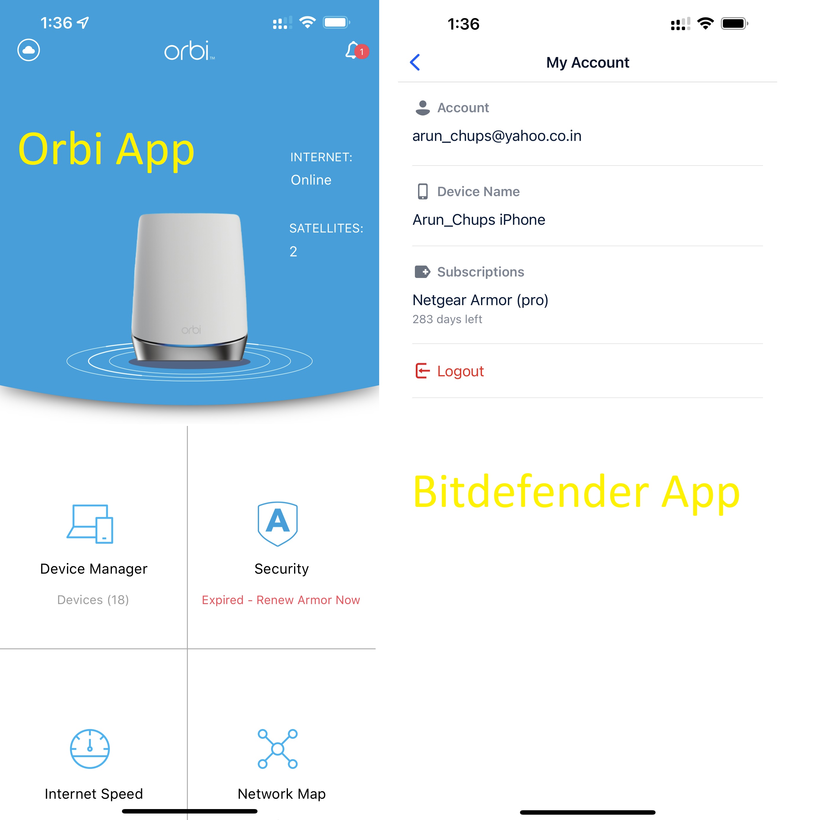 Orbi armour Clearance
